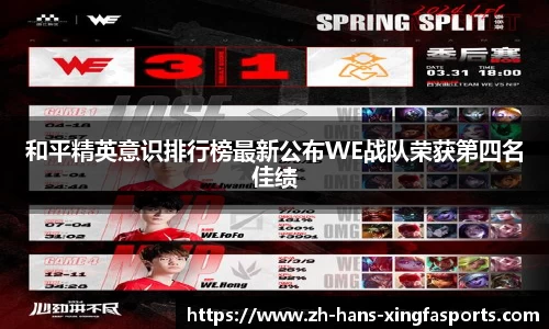 和平精英意识排行榜最新公布WE战队荣获第四名佳绩